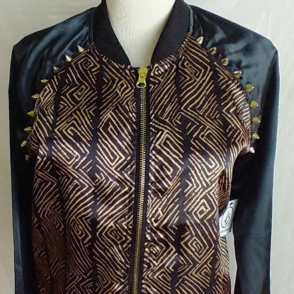 🥰💓 💓🥰 VOLCOM Bomber Jacket - Picture 3 of 16